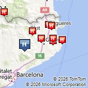 Xalet La Coromina Map